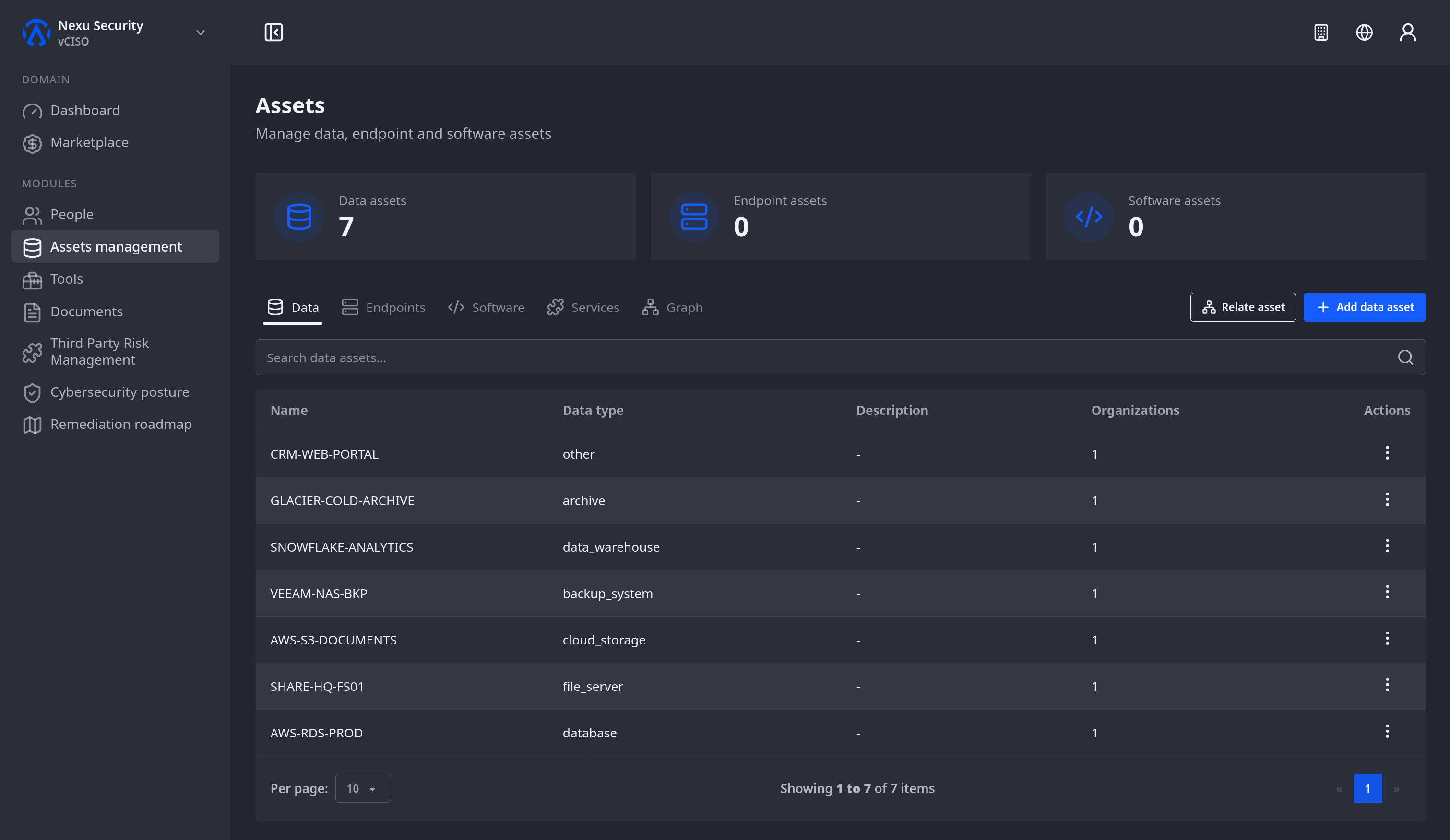 Screenshot for Assets