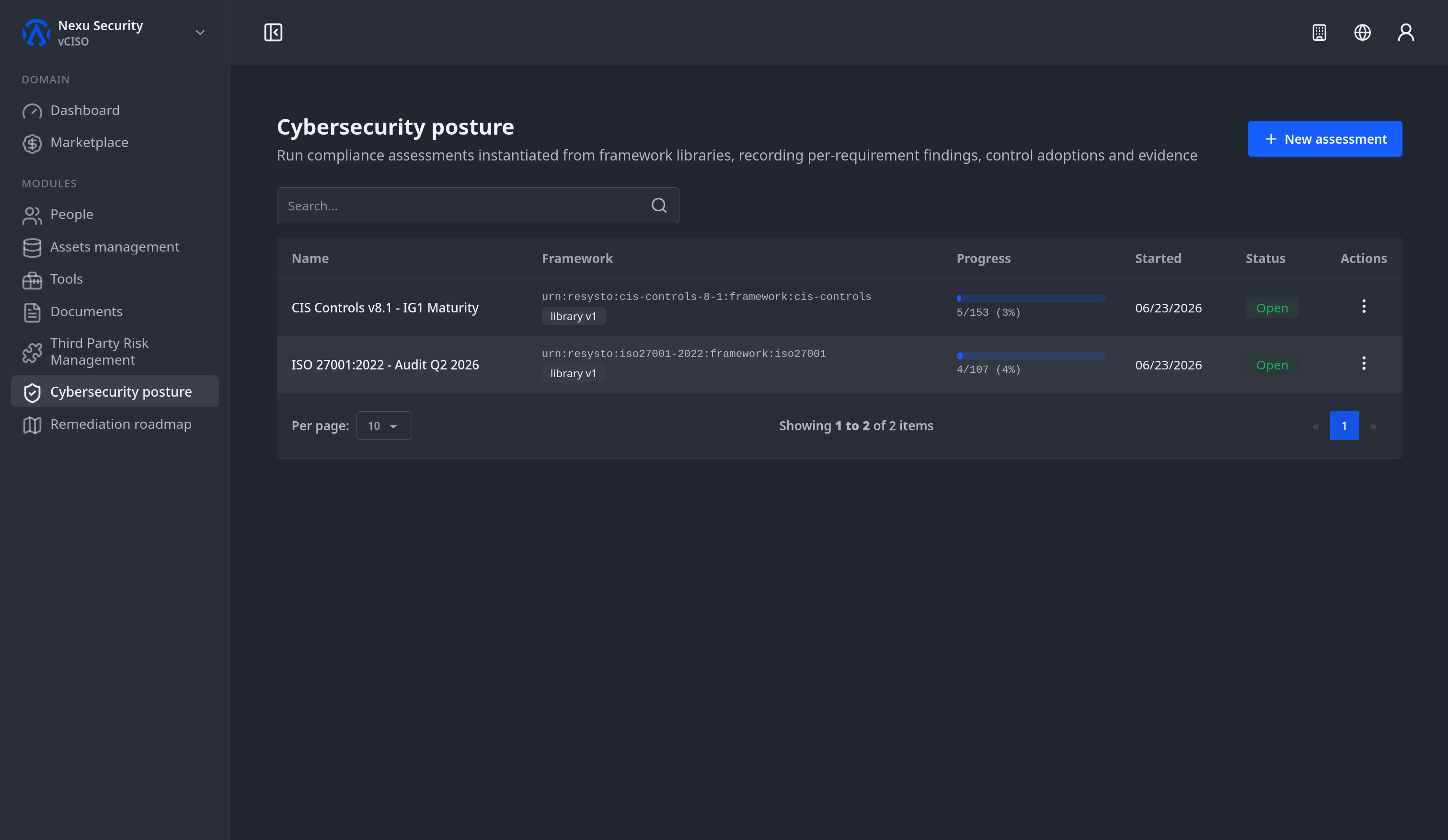 Screenshot 1 for Cyber Posture