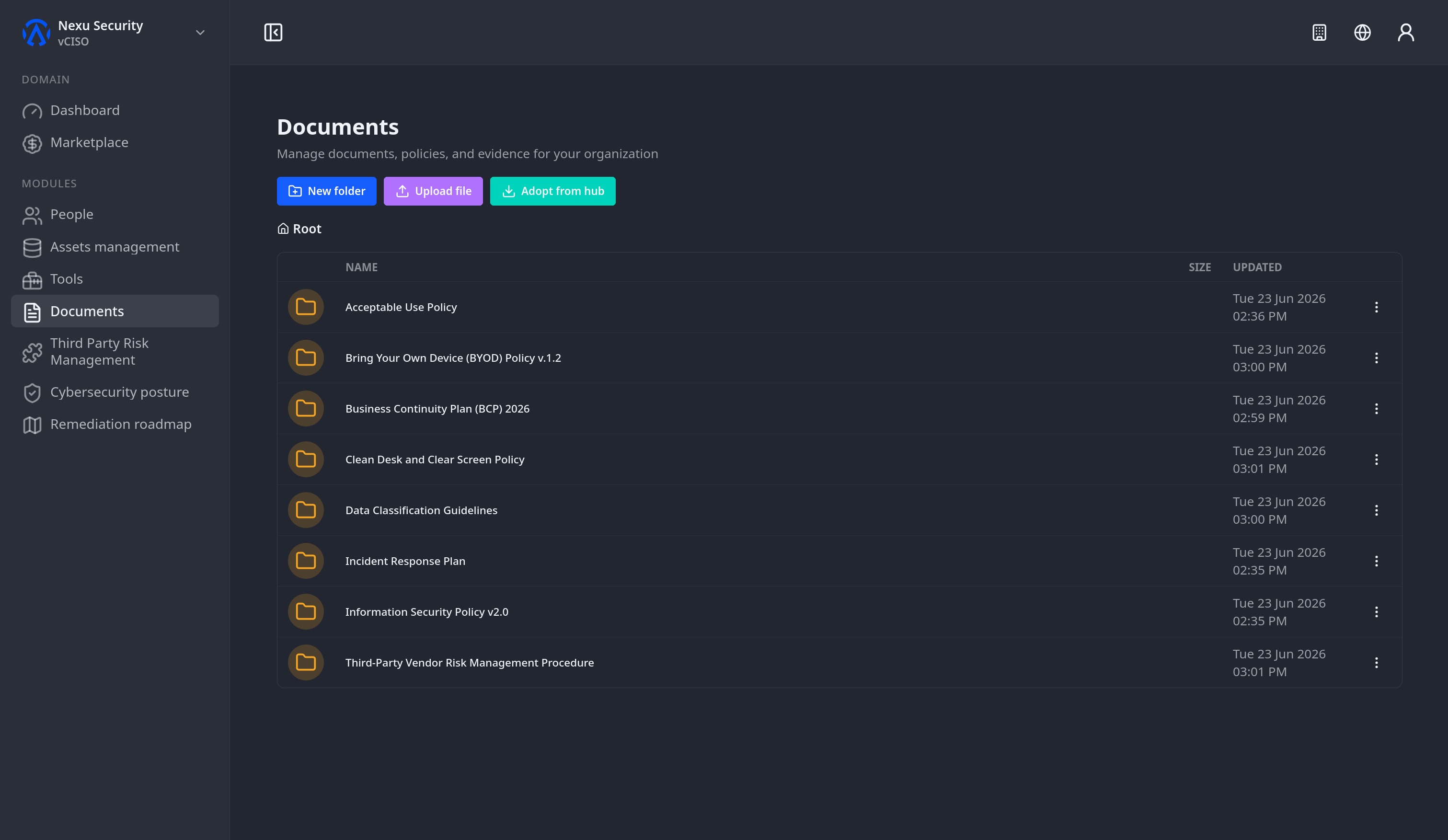 Screenshot for Documents